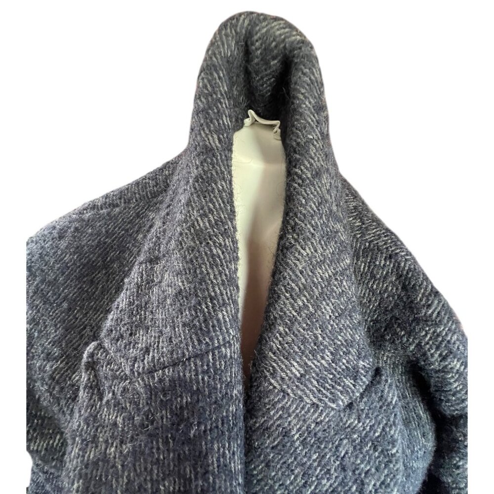 Ba&Sh  Women's Coat Size 3 US 10 Gray Double-Breasted Wool Blend Overcoat - Picture 10 of 14